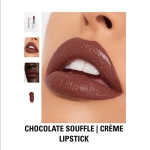 Kylie cosmetics. Chocolate soufflé creme lipstick.